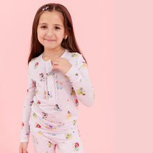 Load image into Gallery viewer, Disney | Magnetic Me Princess modal magnetic no drama pajama kids long sleeve set