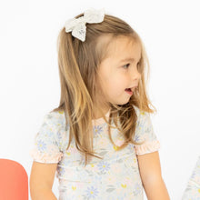 Load image into Gallery viewer, darby modal magnetic no drama pajama shortie set with ruffles