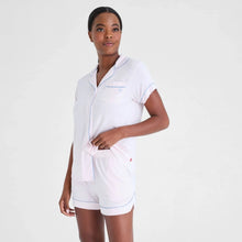 Load image into Gallery viewer, women's august sunrise modal magnetic classic with a twist short sleeve pajama set
