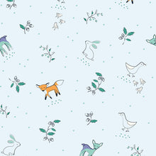 Load image into Gallery viewer, woodsy tale modal magnetic parent favorite footie | blue