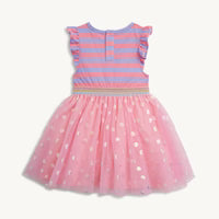 Load image into Gallery viewer, Shell Pink Striped Tutu Dress
