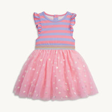 Load image into Gallery viewer, Shell Pink Striped Tutu Dress
