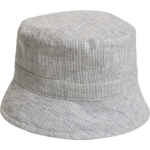 Bucket Hat Navy Stripe