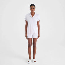 Load image into Gallery viewer, women&#39;s august sunrise modal magnetic classic with a twist short sleeve pajama set
