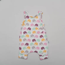 Load image into Gallery viewer, Easy On Off Romper - Lavender Elephant
