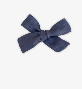 Bow Alligator Clip - Storm