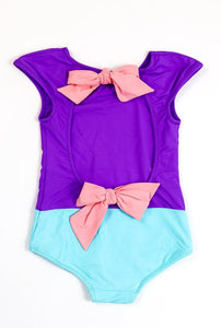 Beautiful Two-Toned Girls Bathing Suit