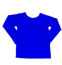 Load image into Gallery viewer, Blue Long Sleeve Swim Suit
