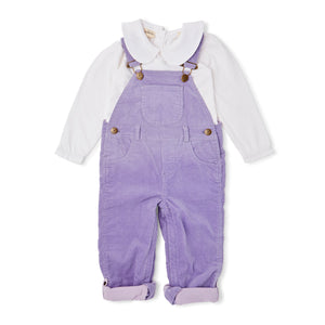 Lilac Corduroy Overalls