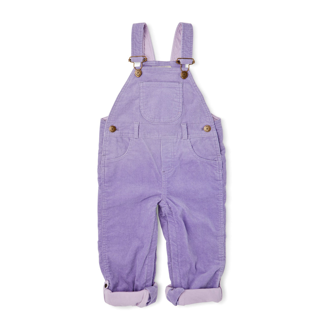 Lilac Corduroy Overalls