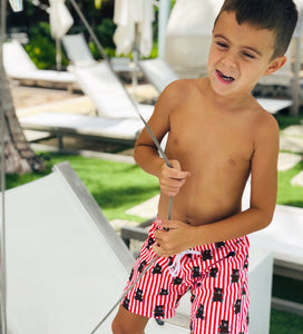 Teddy Boy Swim Suit Trunks