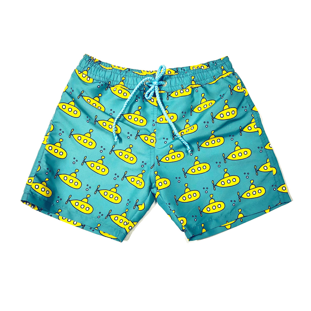 Yellow Submarine Swim Trunks