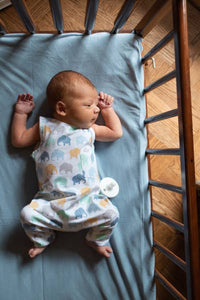 Baby Easy-On-Off Romper - Blue