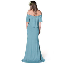 Load image into Gallery viewer, Simply Glowing Maternity Dress - Teal Sky
