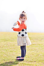 Load image into Gallery viewer, Orange Black Dots Sweater
