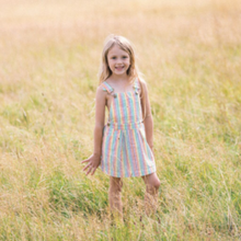 Load image into Gallery viewer, Rainbow Searsucker Dress
